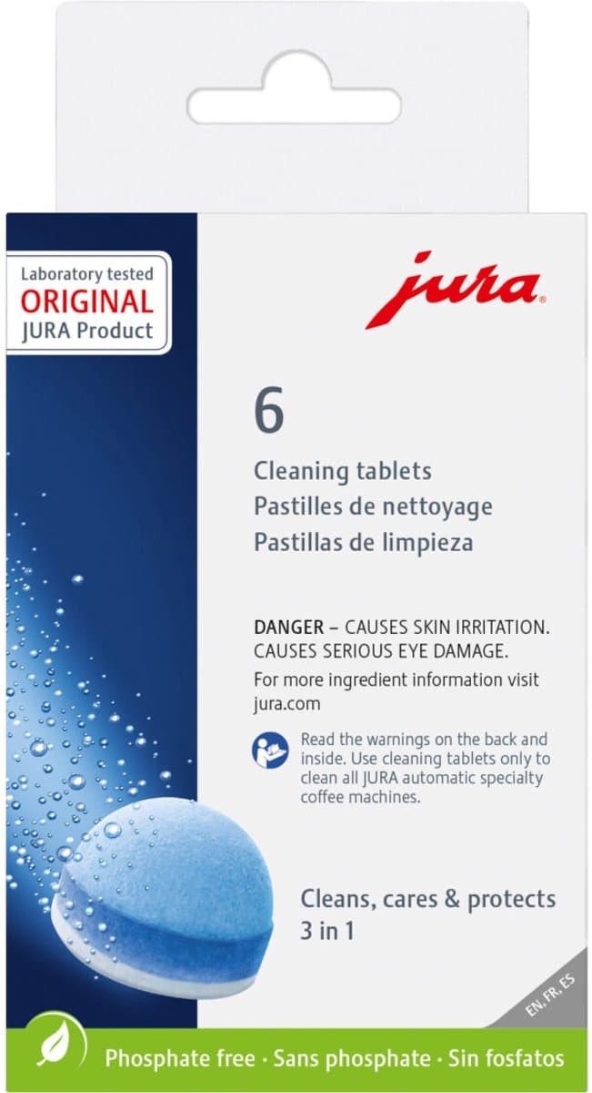 JURA - 3 in 1 reinigingstabletten (6 st.)