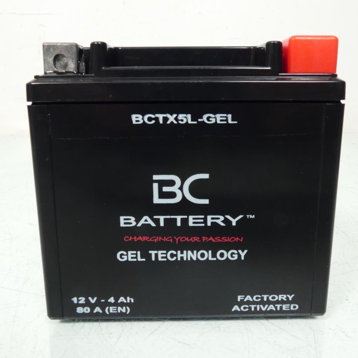 Batterie SLA BC Battery pour Moto Beta 400 Rr 4T Moteur Beta 2010 à 2014 YTX5L / 12V 4Ah Neuf