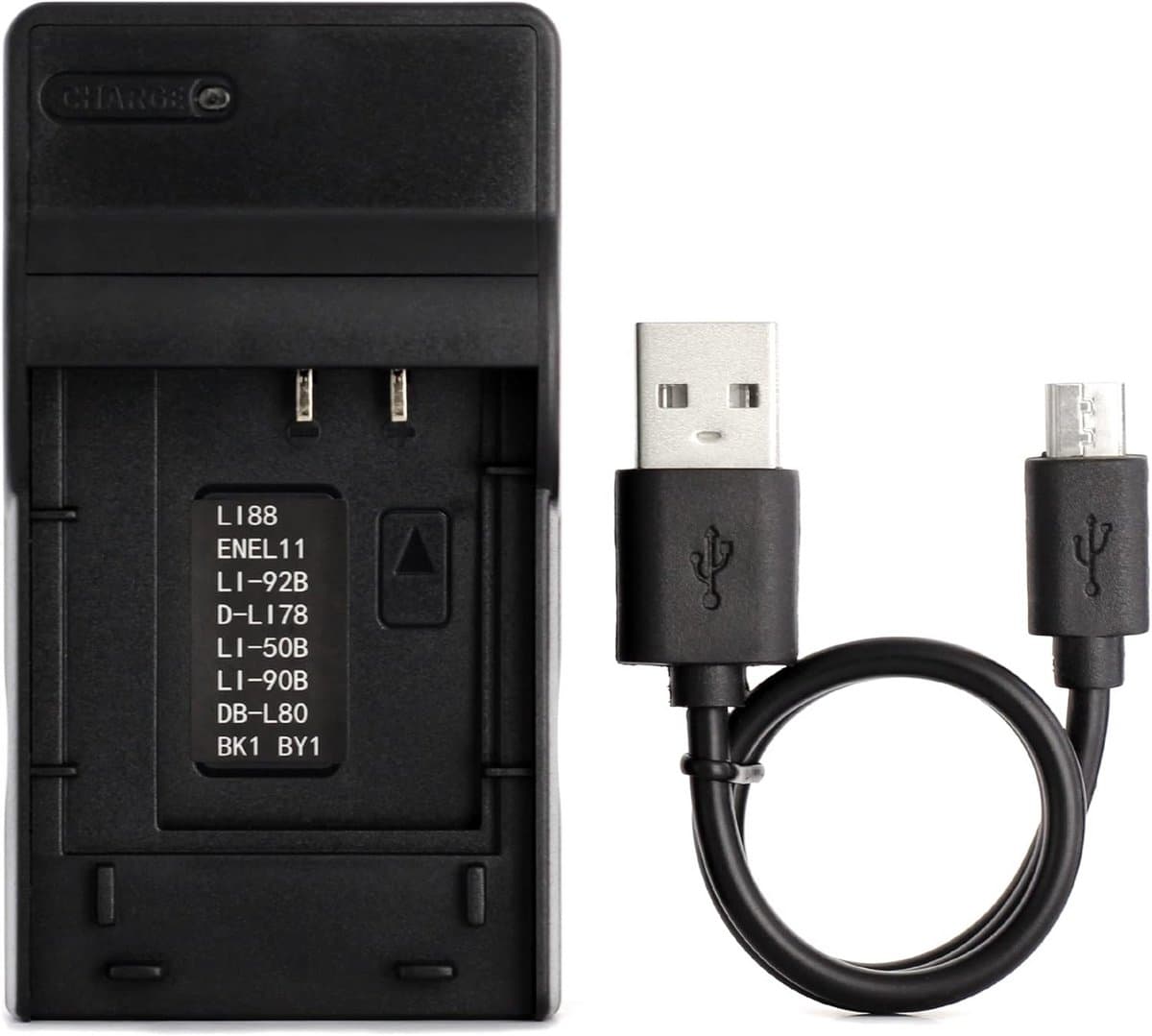 Universele USB-oplader voor camera batterij D-LI78 - Compatibel met diverse modellen