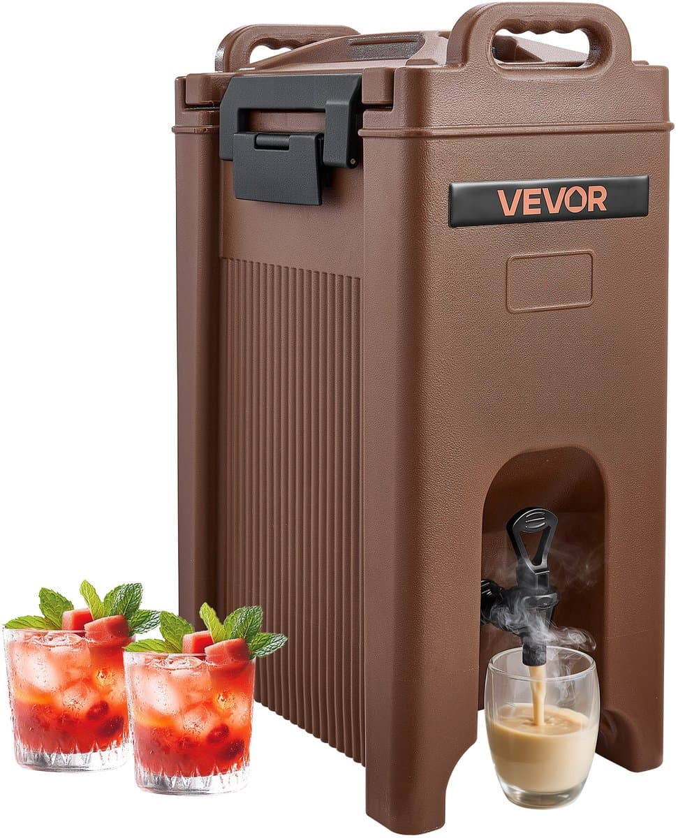 VEVOR Geïsoleerde Dispenser voor Warme En Koude Dranken 19l Drankenserver Theedispenser