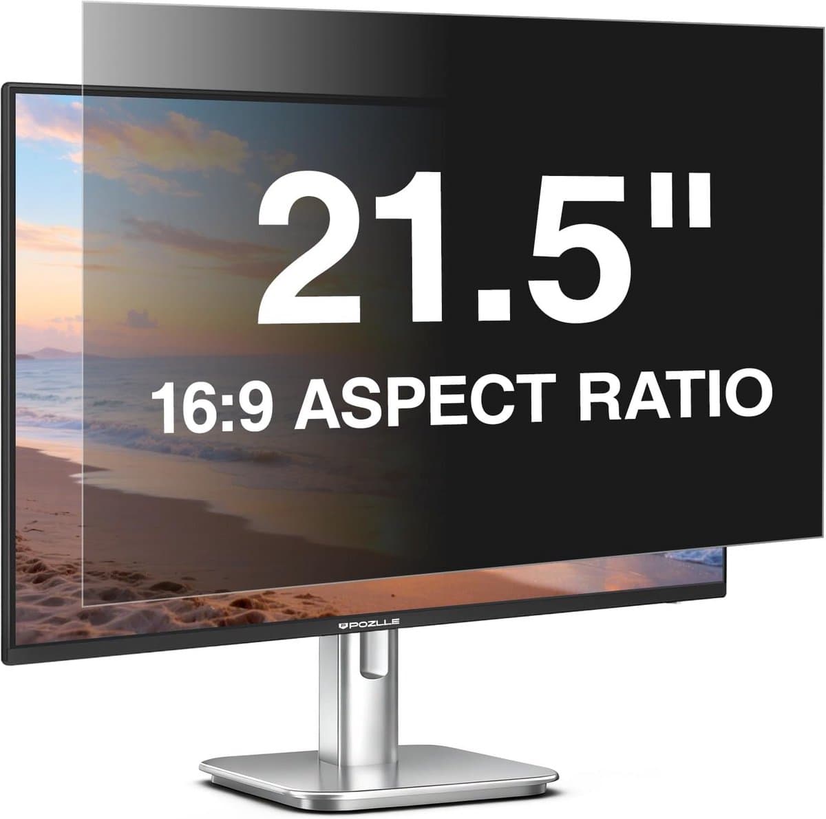Privacyfilter Monitor 21.5 Inch 16:9 met Blauwlichtfilter en Anti-Verblinding, Afneembaar