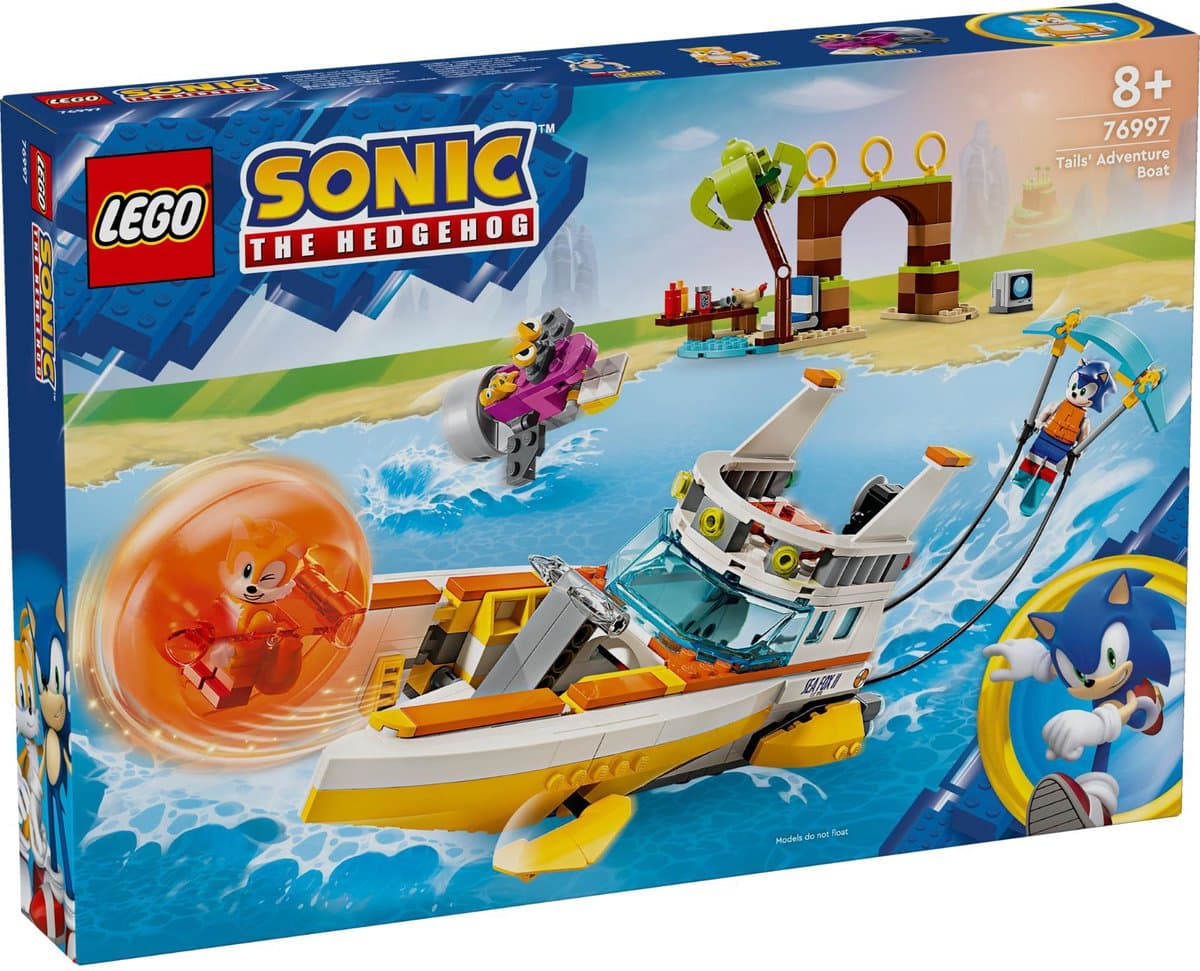 LEGO Sonic the Hedgehog™ 76997 Tails' Avonturenboot