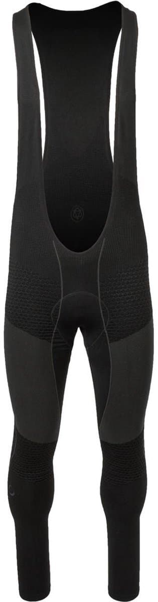 AGU Seamless Performance - Bibtight - Heren - Fietsbroek met Zeem - XL/XXL - Zwart - Ademend - Windbestendig - Reflecterend - Siliconen Gripper