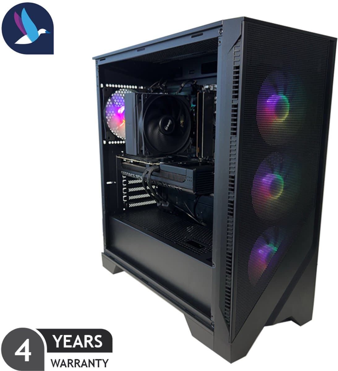 MSI Forge Airflow Gaming PC - AMD Ryzen 7 7800X3D - NVIDIA RTX 5080 - 32 GB RAM - 1 TB SSD - WiFi - BT