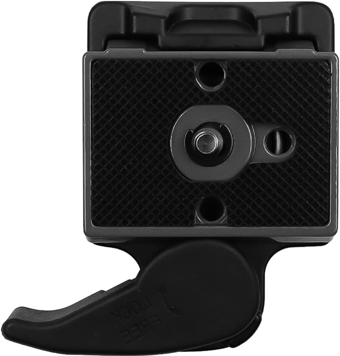 Allecto - Camera Quick Release Plate - Compatibel met - Statief - Afneembare plaat - 1/4-3/8 inch schroef - Manfrotto 200PL - Geschikt voor camera statief - Kleur - Zwart