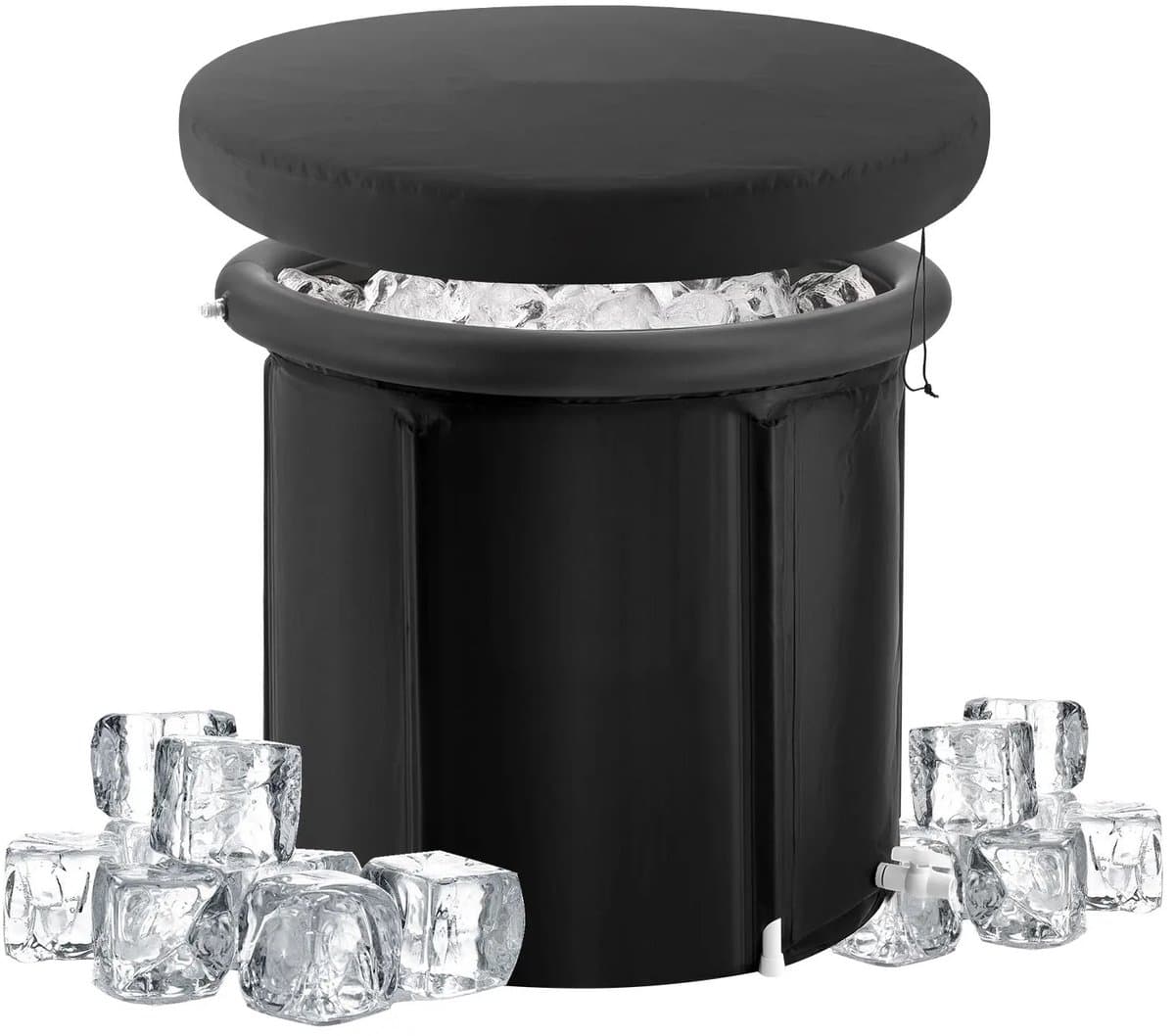 Archi ijsbad – Ice bath – Dompelbad - Opblaasbaar - Draagbare ice barrel – Met thermische hoes – 330L – Outdoor & Indoor – 75 x 80 cm