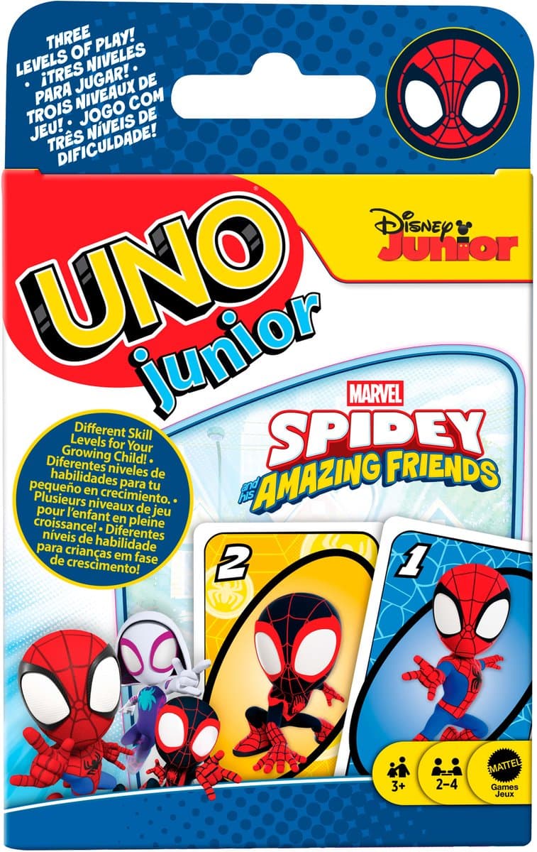 Mattel Games UNO Junior Spidey & Friends