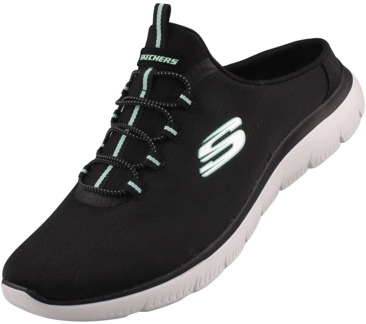 Skechers Summits Simply Sweet Vrouwen Sabot Zwart