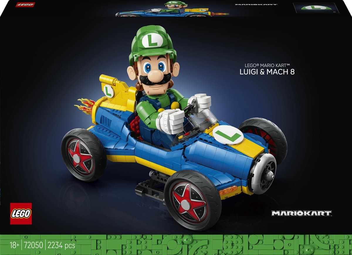 LEGO Super Mario Mario Kart: Luigi en Mach 8 72050