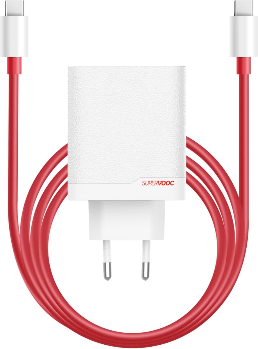 OnePlus SuperVOOC Oplader 120W met 2 Poorten + Usb C kabel