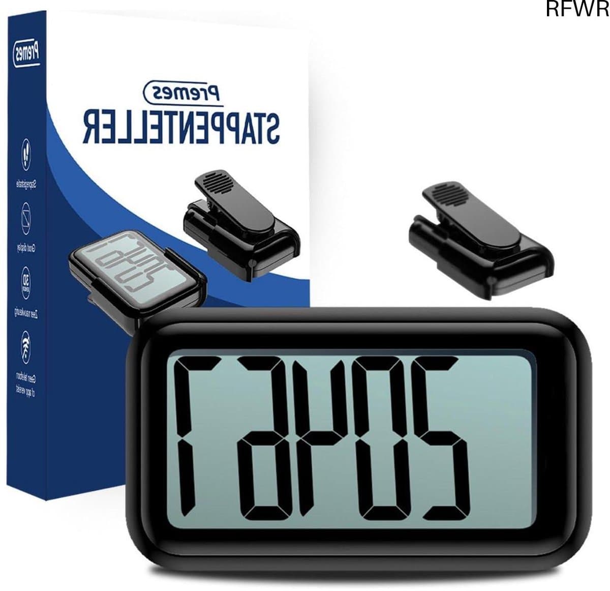 RFWR® Stappenteller Activity Tracker met Clip voor Broekzak
