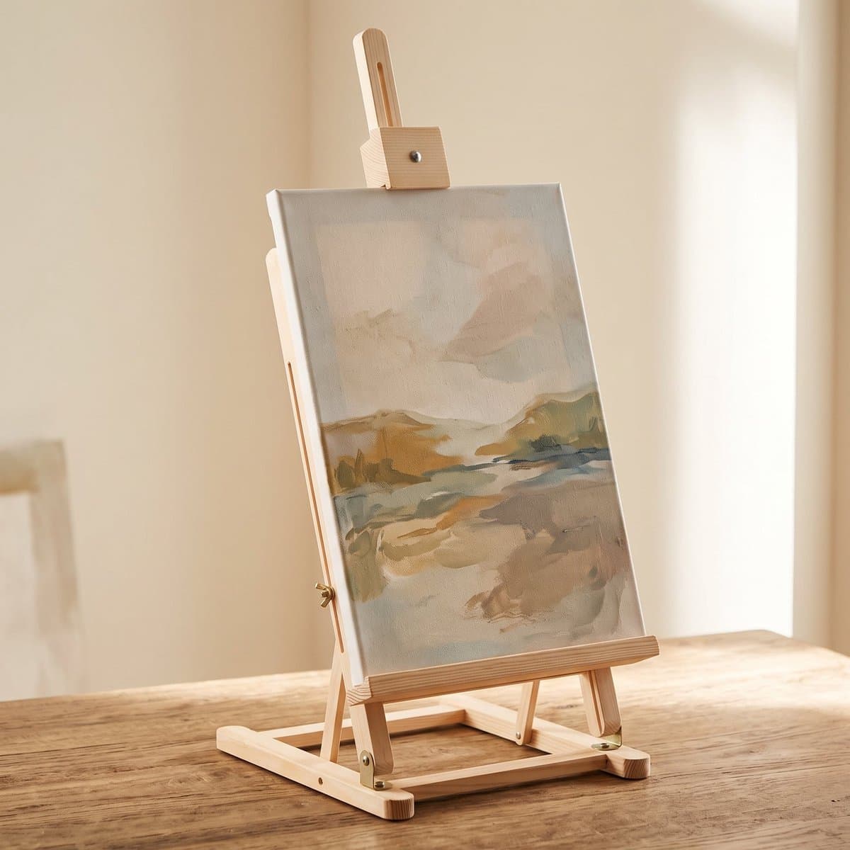 Lomera Tafelezel - Schildersezel Tafelmodel - Houten Schildersezel - Tafelschildersezel - Bureau Ezel - Verstelbare Tafelezel - Inklapbare Schildersezel - Tafelezel voor Schilderen - Schildersezel voor Canvas