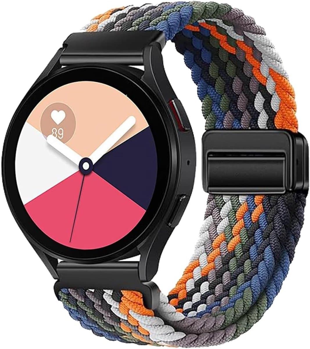 Nylon Sport Armband voor Garmin Venu 4, Vivoactive 4 en Forerunner 255 - Lichtgewicht, Zweetbestendig en Waterdicht Vervangband voor Activiteiten