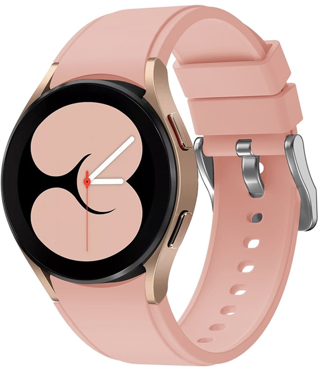 Voor Samsung Galaxy Watch 5 40 mm siliconen horlogeband (roze)