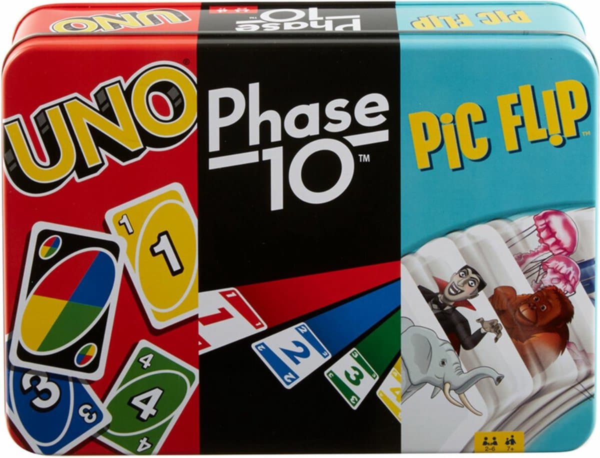 Mattel Games Uno Bundle Collector TIN