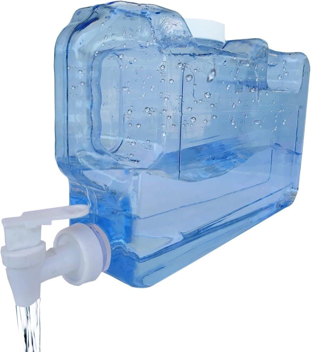Drankdispenser voor koelkast - 42 liter - herbruikbaar - BPA-vrij - dubbele handgreep - waterdispenser - camping kantoor