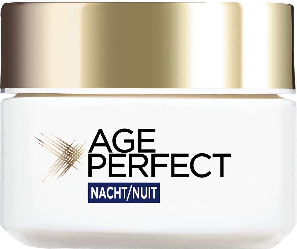 L’Oréal Paris Age Perfect Collageen Expert Verstevigende Nachtcrème - Geschikt voor rijpe huid - Vermindert pigmentvlekken - 50ml