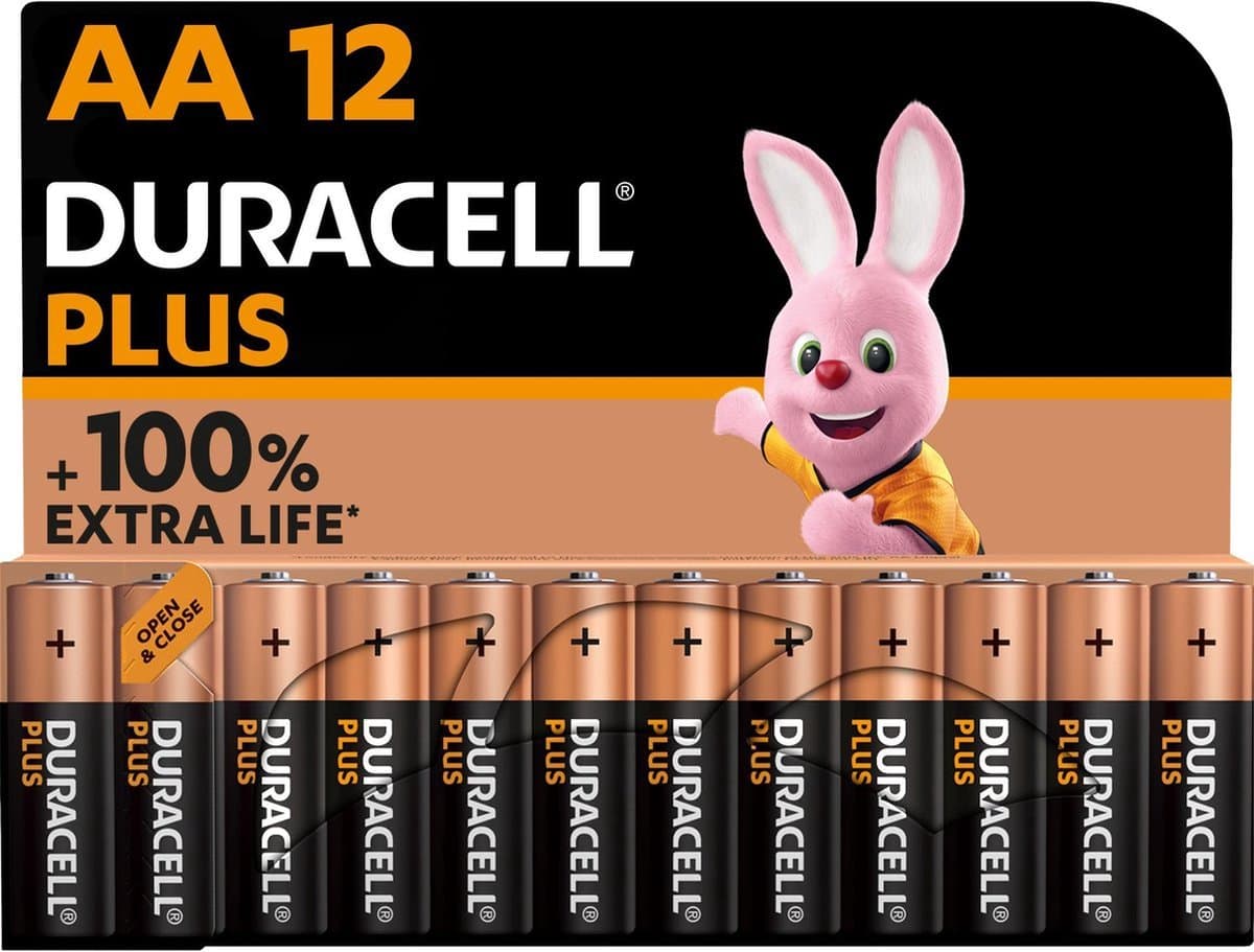 Duracell AA Plus Power Batterijen