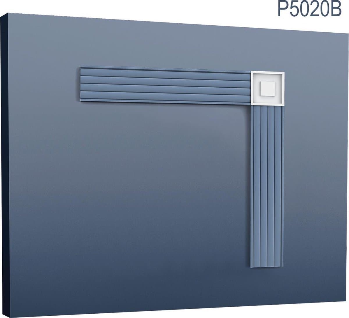 Hoekversiering voor wandlijsten vierkant sierelement Origineel Orac Decor P5020B LUXXUS 9 x 9 cm