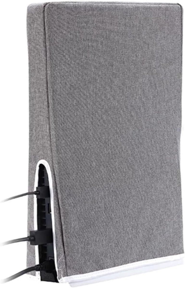 Stofkap van Oxford-doek voor Gameconsole - Verticale Stofkap in (Grijs) .