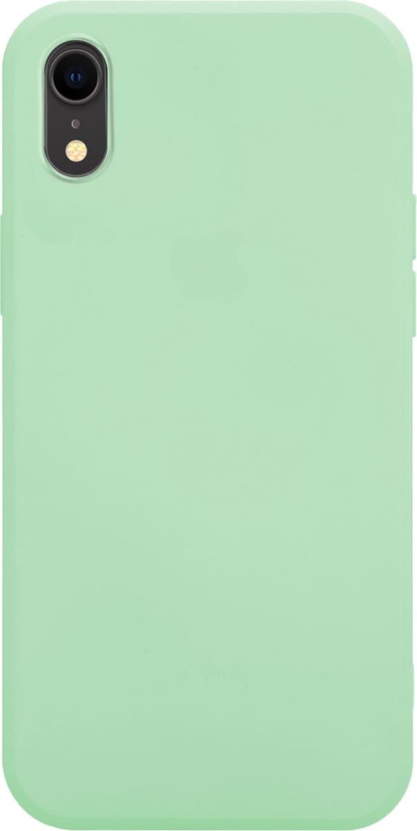 ShieldCase Pantone siliconen hoesje geschikt voor Apple iPhone Xr - silicone case - optimale bescherming - backcover - lichtgroen