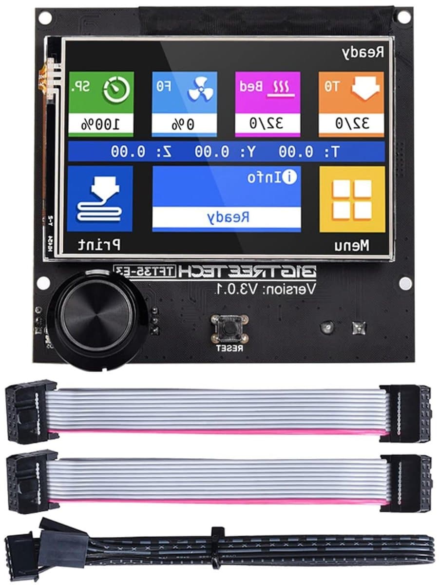 Smart Display Controller - Touchscreen Module - 3D Printer Bediening - Dubbele Werkmodi - 93 x 87 mm - Zwart Wit