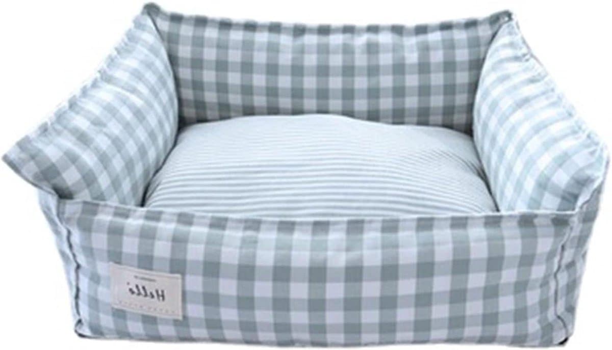 Huisdierbed - Hondenmand Kattenmand - Comfortabel Rusten - Anti-slip Bodem - Maat M - Lichtgroen