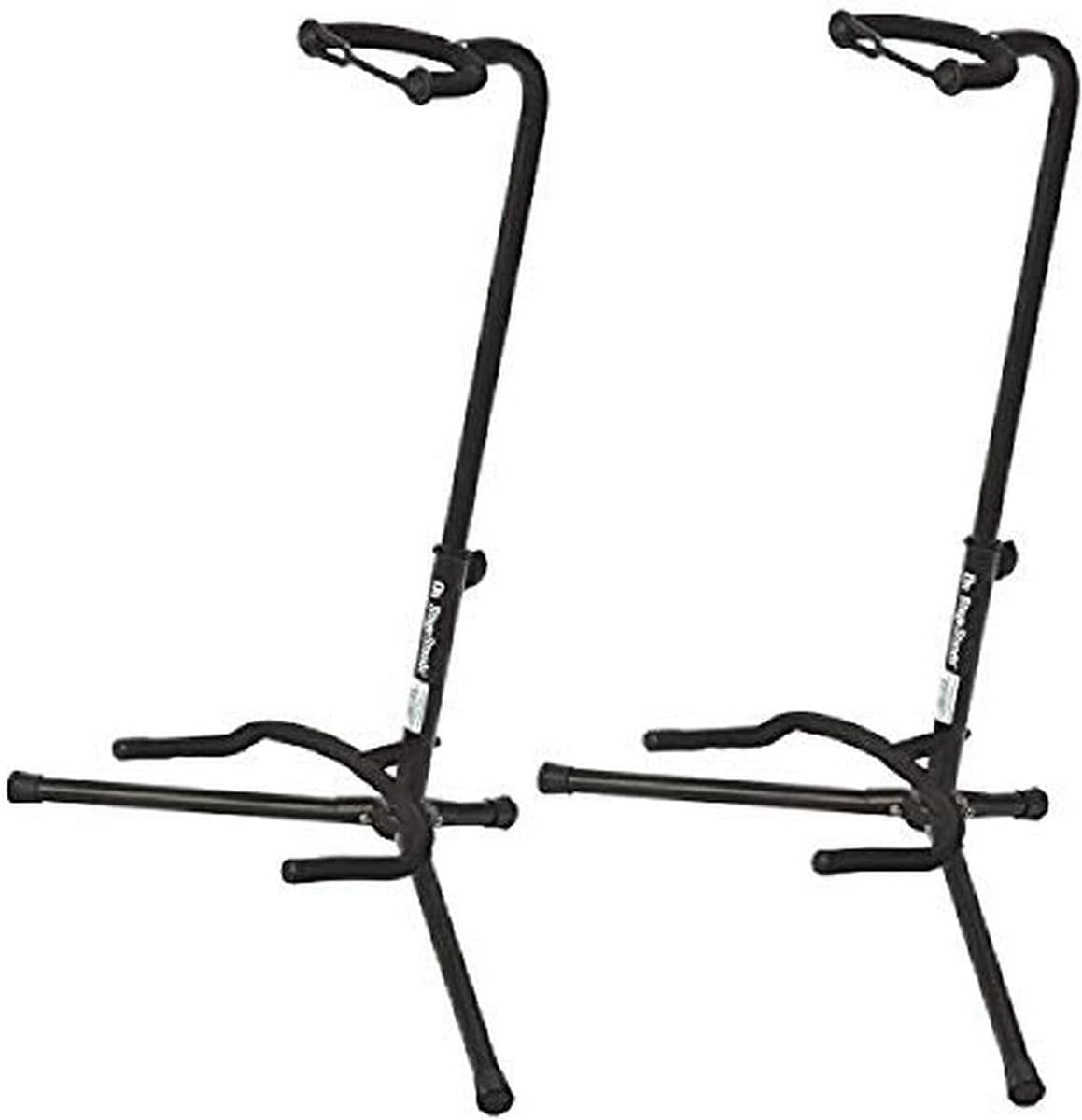 Gitaarstandaard Set - Instrumentenhouder - Muziek Instrumenten - Zachte Bescherming - Twee Stuks - Zwart