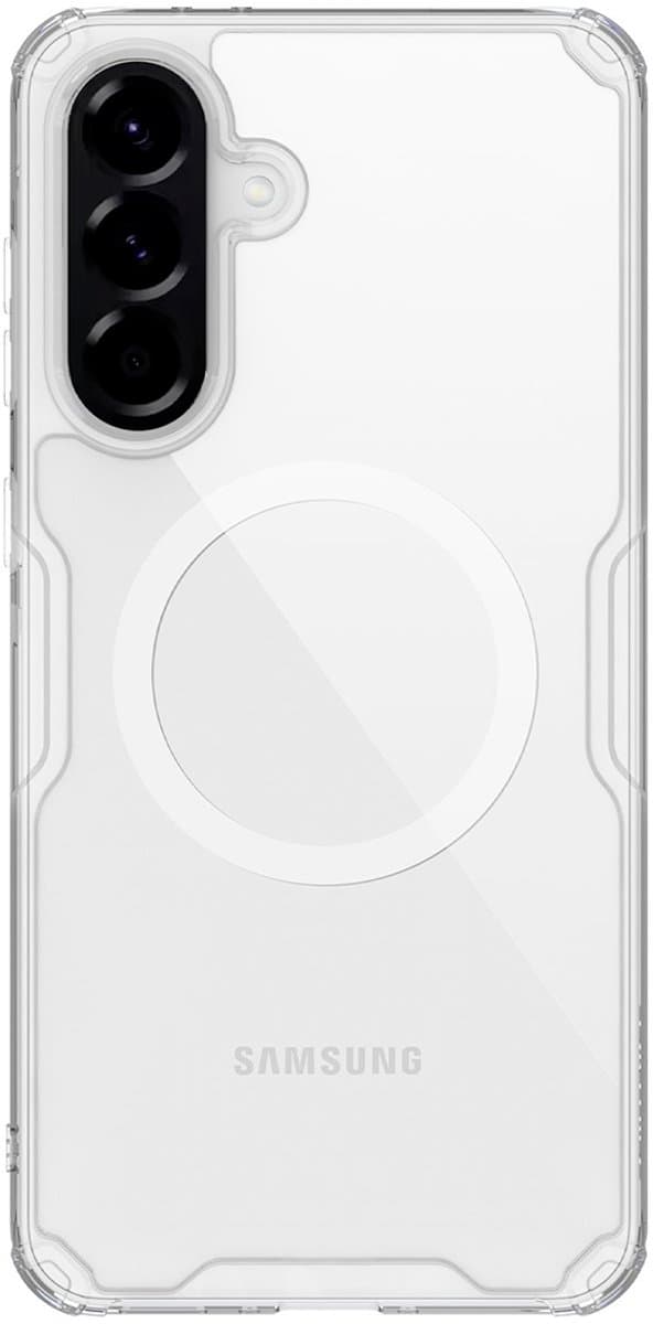 Nillkin Nature Pro Magnetic Hoesje Geschikt voor Samsung Galaxy A56 - Compatibel met MagSafe en Qi2 - Back Cover met Magneet - Wit