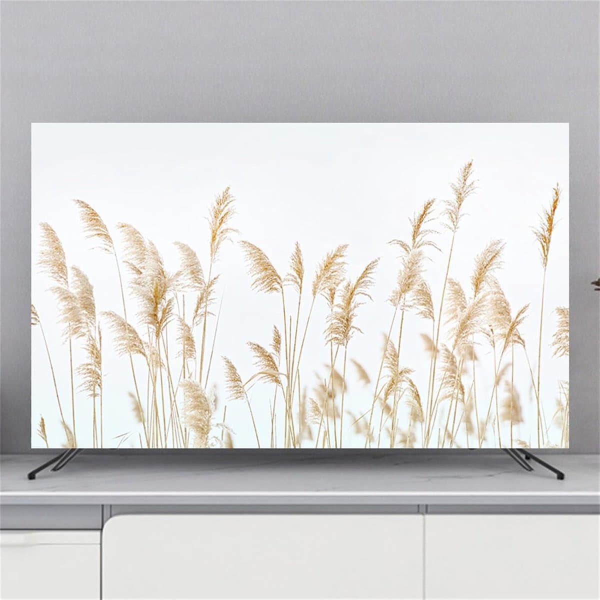 Tv Stofkap - Universele Hoes - Scherm Beschermen - Zijdeglad Polyester - 32-85 Inch - Riet