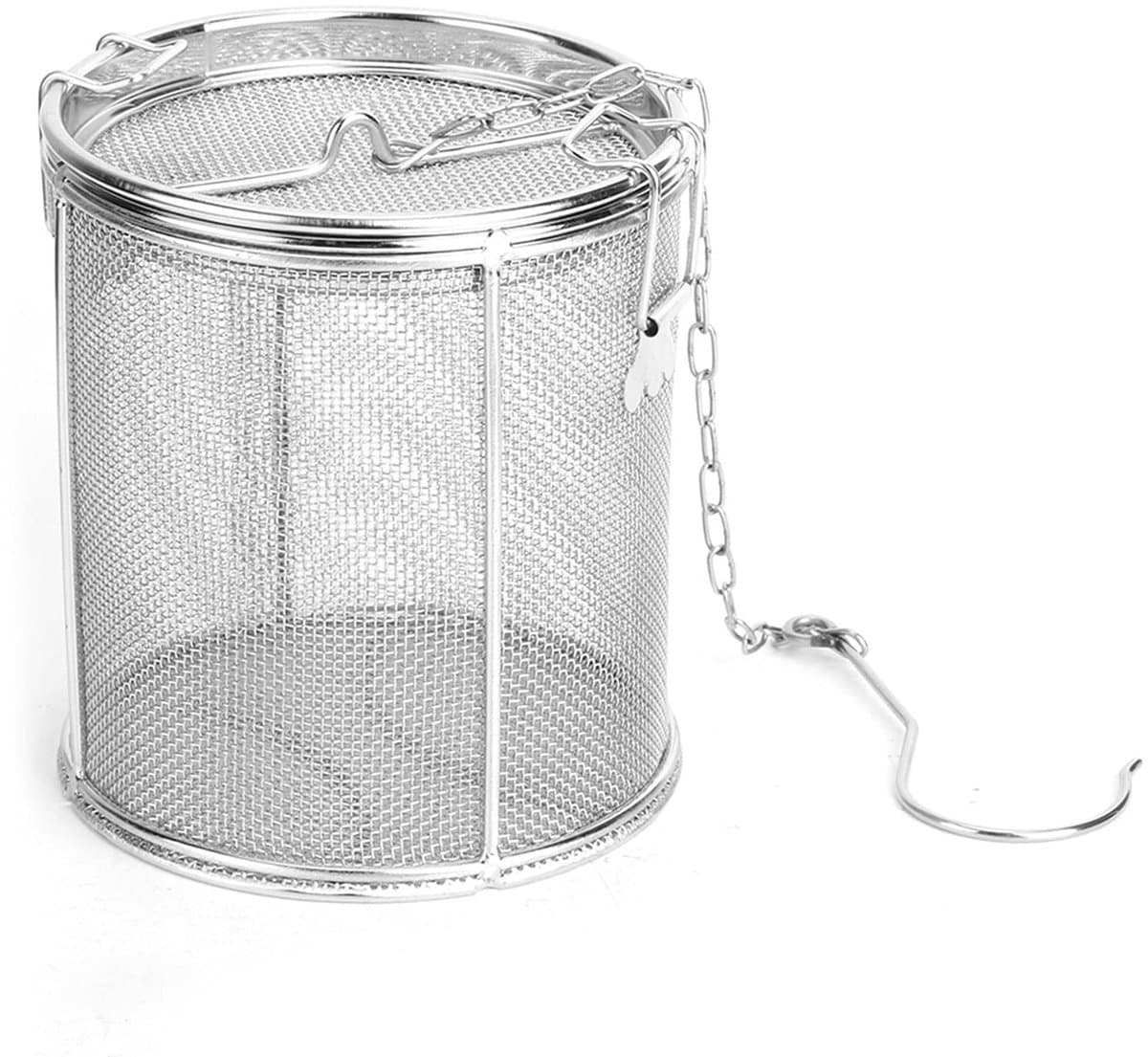 Dailygoody - Roestvrijstalen Halogeen Mandje - Thee-ei Kruidenfilter - Veelzijdig gebruik - 12x13cm - Vaatwasserbestendig - Perfect voor bladthee en k