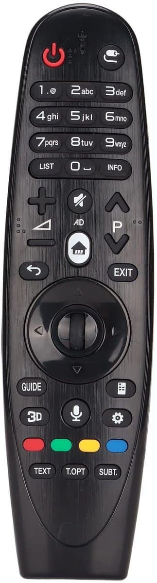 VT Goods - Spraakafstandsbediening - Vervangen door TV - Geschikt voor LG AN-MR600 - Gebruiksgemak - Met Handleiding - Inclusief 1 afstandsbediening..