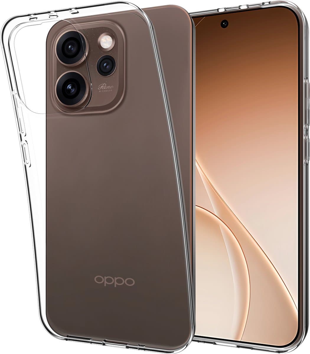 Just in Case Soft Design OPPO Reno15 Pro Back Cover Transparant
