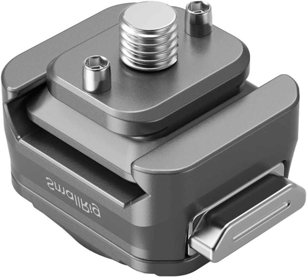 Universele Snelle Ontkoppelbare Bevestigingsplaat met Dubbele Richting QR-Slide NATO Rail en Anti-Deflectie, Tot 5kg Belastbaarheid voor Camera's en Monitoren