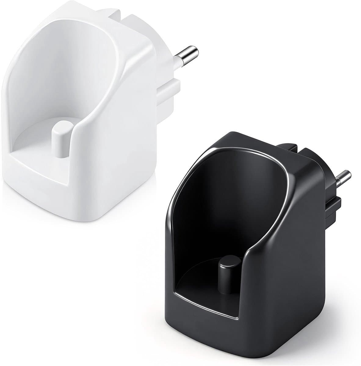 COOAU - 2 stuks Elektrisch tandenborstel laadstation voor Oral-B/Braun modellen (niet voor IO-serie & Pulsonic-serie) – Opladestation voor EU-stopcontact – IP67 waterdicht laadstation - Elektrische Tandenborstel - Laadstation tandenborstel