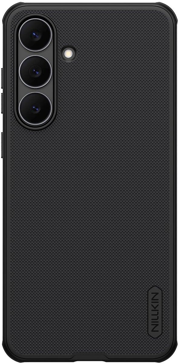 Nillkin, Hoesje Geschikt voor Samsung Galaxy S25 FE Bi-Materiaal Ontwerp Super Frosted Pro, Zwart
