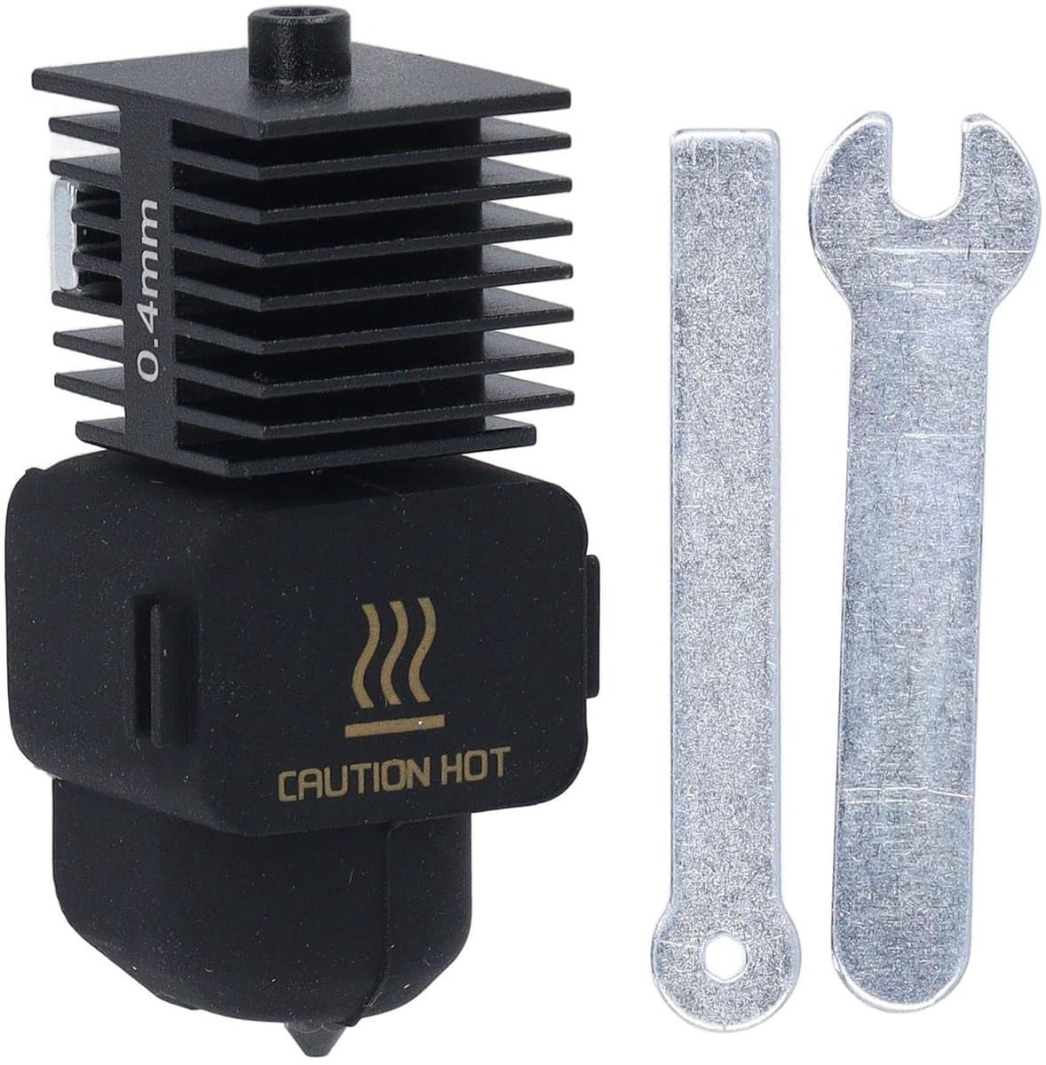Dailygoods- Mondstukken Verwijderbaar - Gehard Stalen Hotend Kit - 0,4 mm - Hittebestendig - Lange Levensduur - Voor 3D Printer - 3D Printer Nozzle
