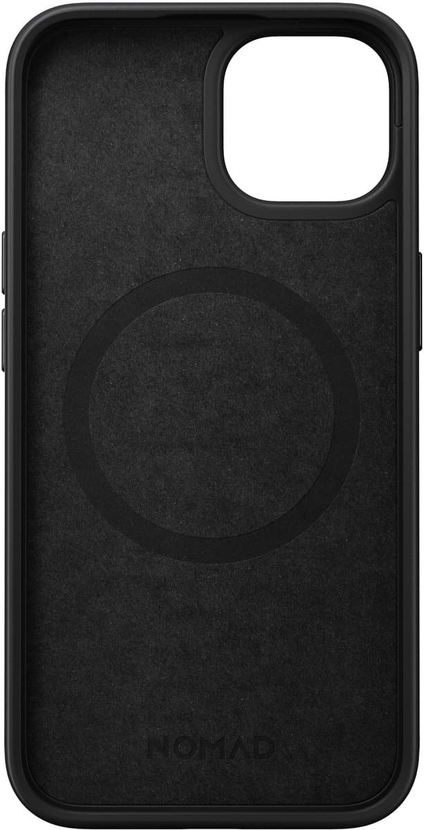 Nomad Sport Case - geschikt voor iPhone 14 - met high-gloss gekleurde achterzijde - geschikt voor MagSafe & draadloos laden - Zwart