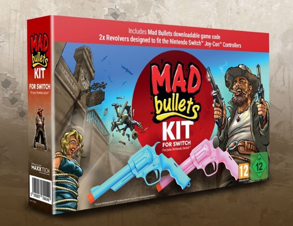 Nintendo Games Switch Mad Bullets Transparant