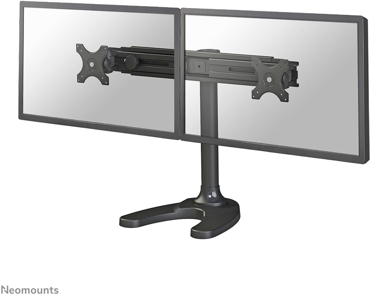 Neomounts FPMA-D700DD full motion monitorstandaard 2 schermen - 19-30" - standaard/doorvoer - zwart