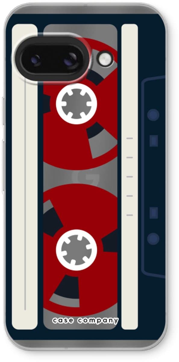 Case Company® - Hoesje geschikt voor Google Pixel 9A hoesje - Here's your tape - Soft Cover Telefoonhoesje - Bescherming aan alle Kanten en Schermrand
