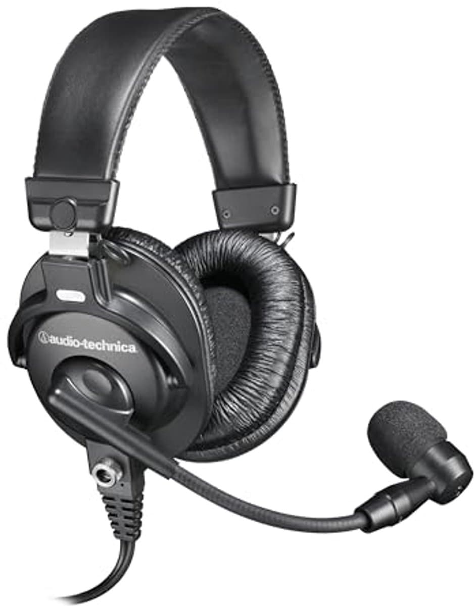Robuste Stereoheadset voor Nieuws en Sportuitzendingen met Microfoon