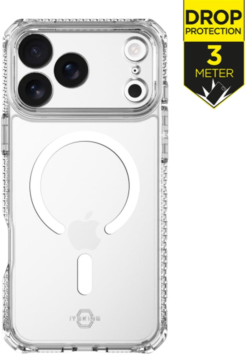 ITSKINS Level 2 HybridMagClear_R for Apple iPhone 17 Pro Max Transparent