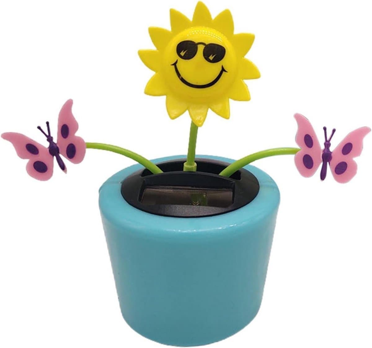 Zonnebloem Dansend Bloemetje - Bewegende Decoratie voor Auto en Thuis