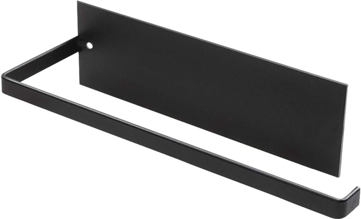 Paper Towel Holder - Self-Adhesive Kitchen Roll Holder - Wall Mounted - 1 Stuk - Zwart