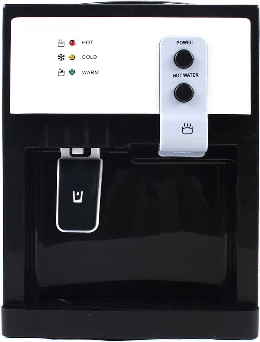 Florixa® Koudwater Dispenser - Koud water - Watermachine Met Verwarmingsfunctie - Waterkoeler - Zwart - 27cm x 24cm x 36cm
