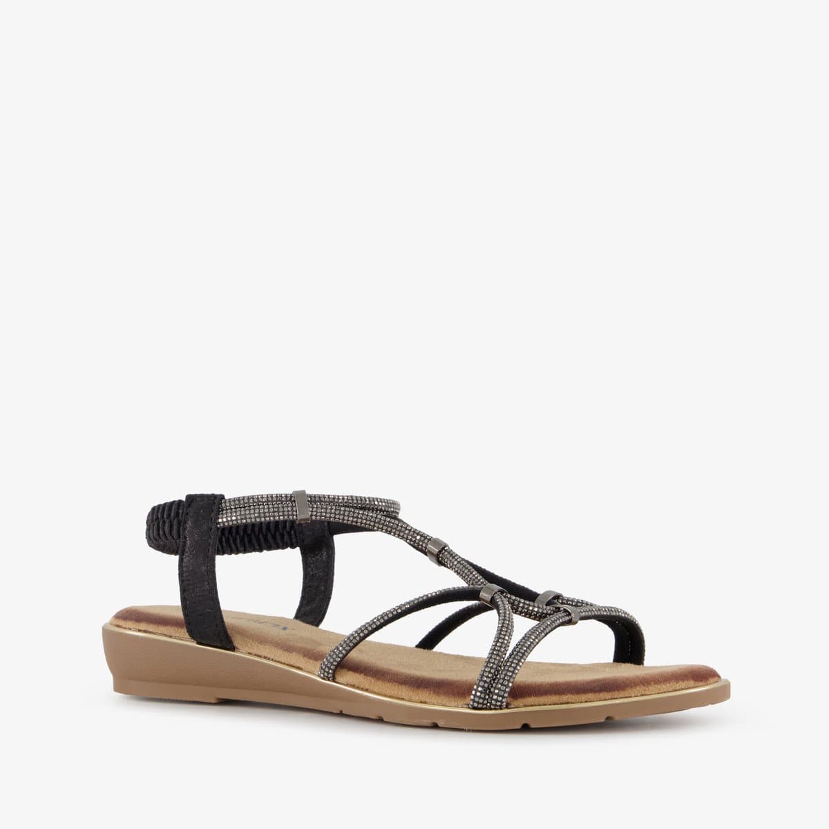 Blue Box dames sandalen zwart - Maat 40