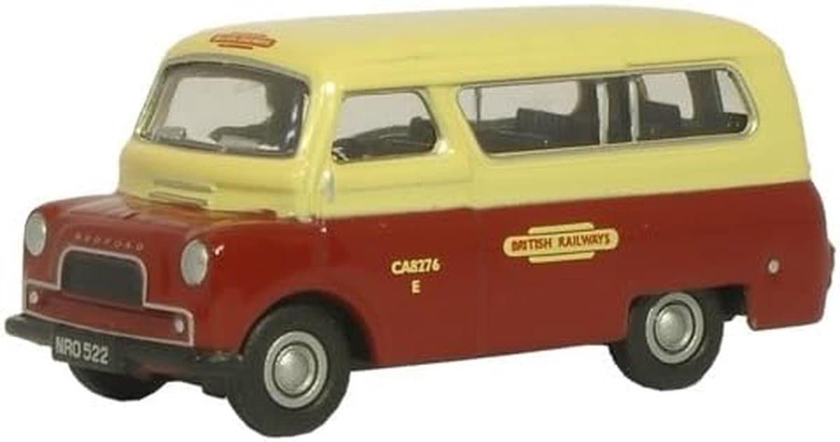 Modelbus - Miniatuur Voertuig - Hobby Display - Gedetailleerd Ontwerp - 5cm Lengte - BR Crew Bus