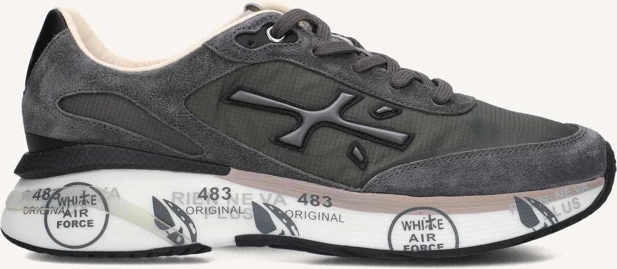 Premiata Moerun Sneakers - Textiel - Heren - Grijs - Maat 40