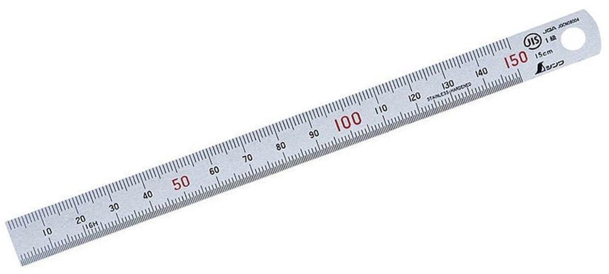 Hosco TL-RU150 RVS Liniaal – 15 cm